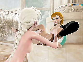 Boreal of either sex gay - Elsa x Anna - Three dimensional Porno